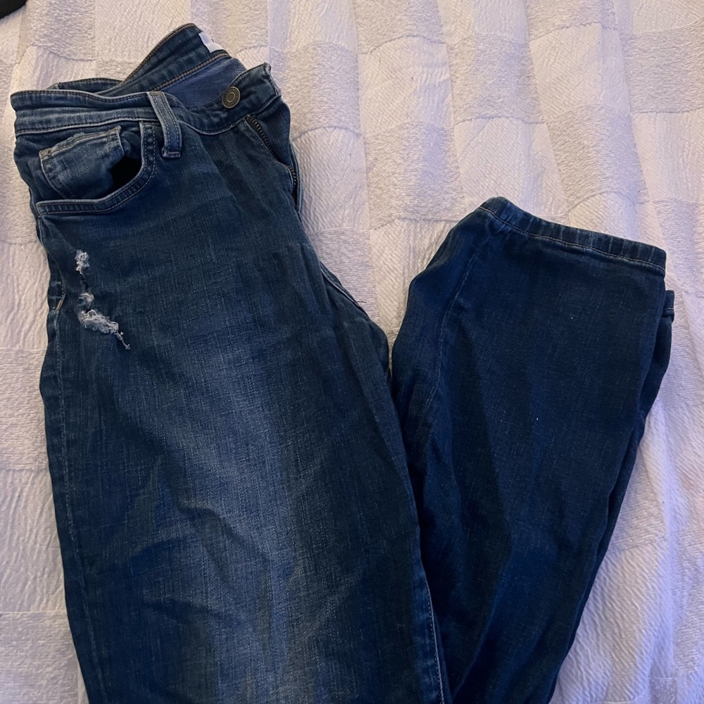 Flying Monkey Dark Blue Distressed Jeans